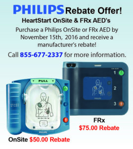 Philips OnSite and FRx Rebate 2016